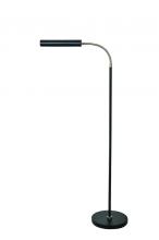 House of Troy FN100-BLK/SN - Fusion Flex Task Floor Lamp Black/Satin Nickel