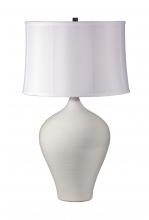 House of Troy GS160-WG - Scatchard 25" Stoneware Table Lamps in White Gloss