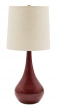 House of Troy GS180-CR - Scatchard 22.5" Stoneware Table Lamps in Copper Red