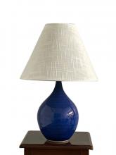 House of Troy GS200-IMB - Scatchard 19" Stoneware Accent Lamp in Imperial Blue