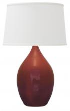 House of Troy GS202-CR - Scatchard 18.5" Stoneware Table Lamps in Copper Red