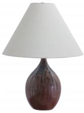 House of Troy GS300-DR - Scatchard 22.5" Stoneware Table Lamps in Decorated Red