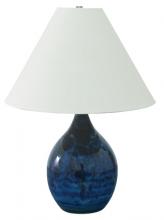 House of Troy GS300-MID - Scatchard 22.5" Stoneware Table Lamps in Midnight Blue