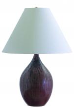 House of Troy GS400-DR - Scatchard 28" Stoneware Table Lamps in Decorated Red