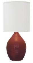 House of Troy GS401-CR - Scatchard 30" Stoneware Table Lamps in Copper Red