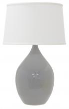 House of Troy GS402-GG - Scatchard 24.5" Stoneware Table Lamps in Gray Gloss