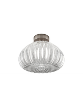 Vistosi DIAMA PL G CR NI E26 UL - Diamante Ceiling Lamp G Crystal Satin Nickel E26 UL