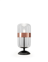 Vistosi FUTUR LT M CRRA NE E26 UL - Futura Table Lamp M Crystal Copper Matt Black 1 E26 UL