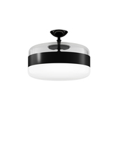 Vistosi FUTUR PL G BCNE NE E26 UL - Futura Ceiling Lamp G White Black Matt Black 1 E26 UL