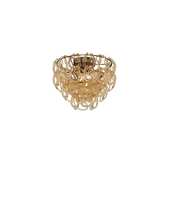 Vistosi GIOGA PL 40 CRAM BR E26 UL 1 - Giogali Ceiling Lamp 40 Crystal Amber Matt Bronze 1 E26 UL 1