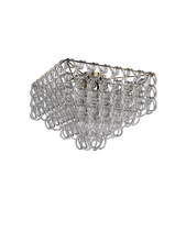 Vistosi GIOGA PL 65Q CRTR BR E26 UL - Giogali Ceiling Lamp 65q Crystal Transparent Matt Bronze 1 E26 UL