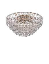 Vistosi GIOGA PL 80 CRTR BR E26 UL 1 - Giogali Ceiling Lamp 80 Crystal Transparent Matt Bronze 1 E26 UL 1