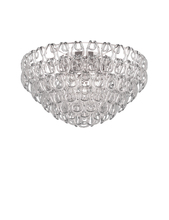 Vistosi GIOGA PL 80 CRTR CR E26 UL 1 - Giogali Ceiling Lamp 80 Crystal Transparent Glossy Chrome E26 UL 1