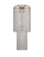 Vistosi GIOGA PL CA2 CRTR BR E26 UL - Giogali Ceiling Lamp Ca2 Crystal Transparent Matt Bronze 1 E26 UL