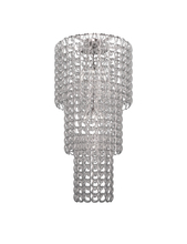 Vistosi GIOGA PL CA3 CRTR CR E26 UL - Giogali Ceiling Lamp Ca3 Crystal Transparent Glossy Chrome E26 UL