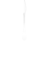 Vistosi LACRI SP P BCLU NI L32 C UL - Lacrima Suspension P White Glossy Satin Nickel L32CC UL