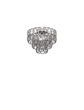 Vistosi MGIOG PL 40 CRFU CR E26 UL 1 - Minigiogali Ceiling Lamp 40 Crystal Smoky Glossy Chrome E26 UL 1