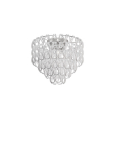 Vistosi MGIOG PL 50 BC CR E26 UL - Minigiogali Ceiling Lamp 50 White Glossy Chrome E26 UL