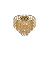 Vistosi MGIOG PL 50 CRAM BR E26 UL - Minigiogali Ceiling Lamp 50 Crystal Amber Matt Bronze 1 E26 UL