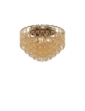 Vistosi MGIOG PL 60 CRAM BR E26 UL 1 - Minigiogali Ceiling Lamp 60 Crystal Amber Matt Bronze 1 E26 UL 1