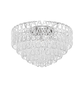 Vistosi MGIOG PL 80 BC CR E26 UL 1 - Minigiogali Ceiling Lamp 80 White Glossy Chrome E26 UL 1