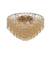 Vistosi MGIOG PL 80 CRAM BR E26 UL 1 - Minigiogali Ceiling Lamp 80 Crystal Amber Matt Bronze 1 E26 UL 1