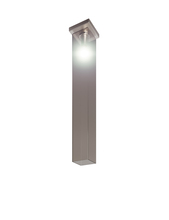 Vistosi TUBES PL 90 FUTR NO E26 UL - Tubes Ceiling Lamp 90 Smoky Transparent Matt Nickel E26 UL