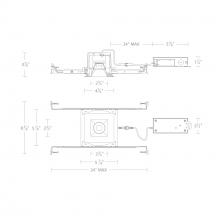 WAC US R3BSD-FCS-BK - Ocular 3.0 5CCT Square Donwlight Trim and Remodel Housing with New Construction Frame-In Kit and D