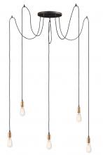 Maxim 12125BKAB - Early Electric-Multi-Light Pendant