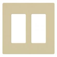 Lutron Electronics CW-2-IV - CLARO WALLPLATE 2 GNG IV