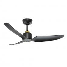 Kuzco Lighting Inc CF92942-BG/MB - Hugo 42-in Brushed Gold/Matte Black FAN Ceiling Fan