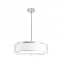 Kuzco Lighting Inc PD7916-WOR-5CCT - Dalton 16-in White Organza LED Pendant