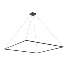 Kuzco Lighting Inc PD88172-BK - Piazza 72-in Black LED Pendant