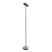 Koncept Inc RYO-SW-MTB-BRS-FLR - Royyo Floor Lamp, Matte Black Body, Brushed Brass base plate