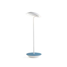 Koncept Inc RYO-SW-MWT-AZF-DSK - Royyo Desk Lamp, Matte White body, Azure Felt base plate