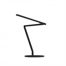 Koncept Inc ZBD3100-D-MTB-DSK - Z-Bar Mini Desk Lamp Gen 4 (Daylight White Light; Matte Black) with Desk Base