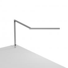 Koncept Inc ZBD3100-W-SIL-THR - Z-Bar Mini Desk Lamp Gen 4 (Warm Light; Silver) with Through-Table Mount