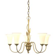 Hubbardton Forge 103052-SKT-86-GG0067 - Forged Leaves 5 Arm Chandelier