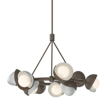 Hubbardton Forge 131068-SKT-MULT-05-82-GG0711 - Brooklyn 9-Light Double Shade Ring Pendant