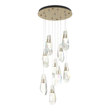 Hubbardton Forge 131101-SKT-STND-84-CR - Luma 9-Light Large Crystal Pendant