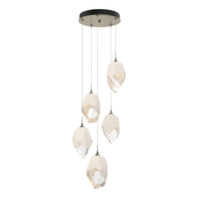 Hubbardton Forge 131138-SKT-STND-84-WP0755 - Chrysalis 5-Light Large Crystal Pendant