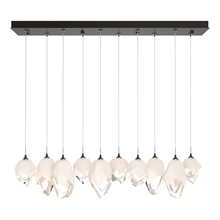 Hubbardton Forge 131145-SKT-STND-14-WP0756 - Chrysalis 10-Light Mixed Crystal Pendant