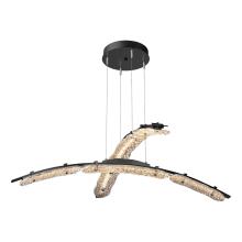 Hubbardton Forge 137587-LED-STND-89-ZM0749 - Glissade Double Large LED Pendant