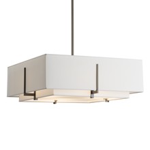 Hubbardton Forge 139630-SKT-MULT-07-SF1605-SF2012 - Exos Square Double Shade Pendant