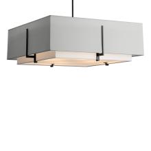 Hubbardton Forge 139635-SKT-MULT-10-SF2012-SJ2401 - Exos Square Large Double Shade Pendant