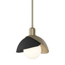 Hubbardton Forge 181183-SKT-MULT-84-10 - Brooklyn Double Shade Mini Pendant