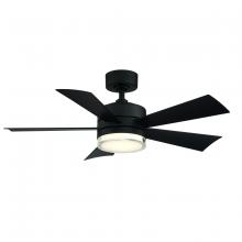 Modern Forms US - Fans Only FR-W1801-42L-MB - Wynd Downrod Ceiling Fan