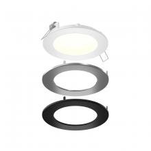 Dals SPN4-CC-3T - 4 Inch Round LED Recessed Panel Light with Multi Trim