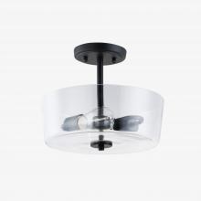 Affinity KSF1-BK-CNC - Karen 2 light semi flush, black, cone clear